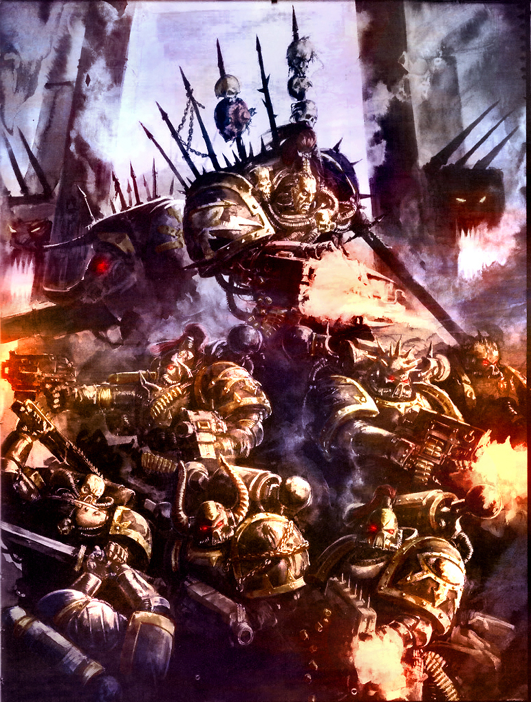 Black Legion - Black legion, Warhammer 40k, Chaos, Wh Art, Chaos space marines, Longpost