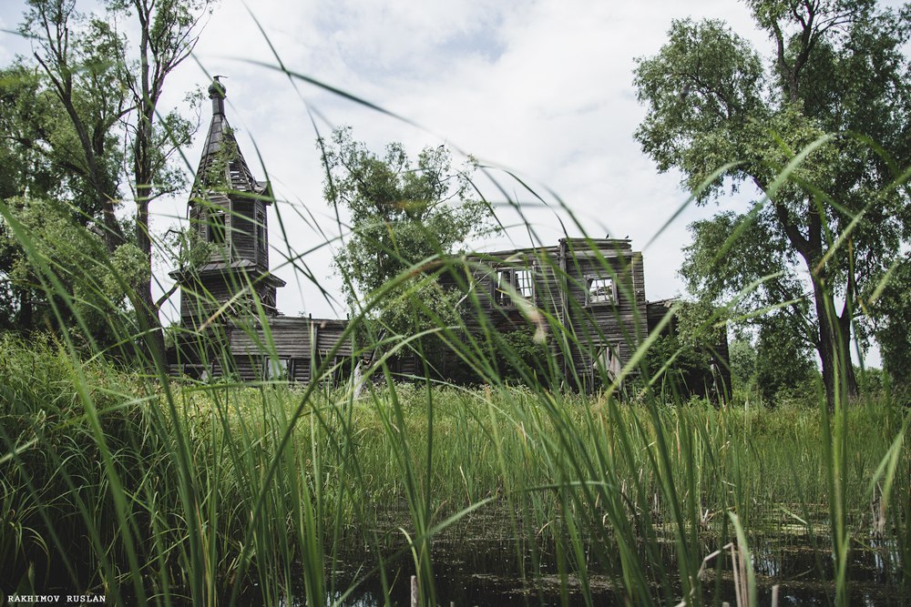 Abandoned church in Bizyar Perm Territory - My, Church, Russia, Abandoned, Longpost