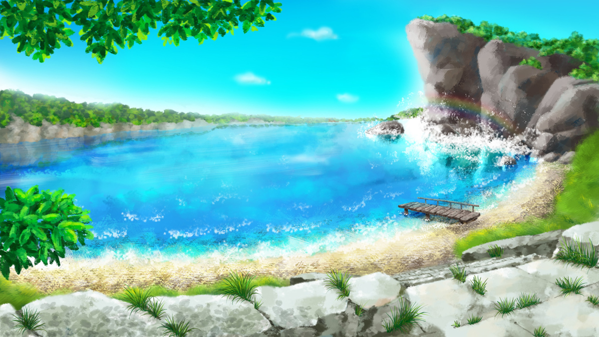 Lake - My, Lake, Calmness, Nature, Drawing, Digital, Painting, Art