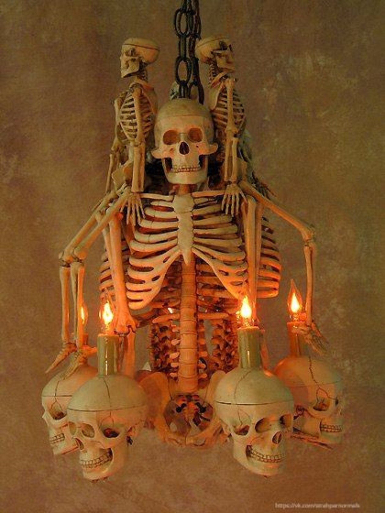 Gothic style chandeliers - Design, Chandelier, Scull, Skeleton, Repair, Longpost