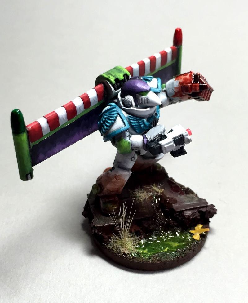 Buuuuuz Lightyear! - Warhammer 40k, Warhammer, Кроссовер, Conversion, Wh miniatures, Wh Humor, Длиннопост