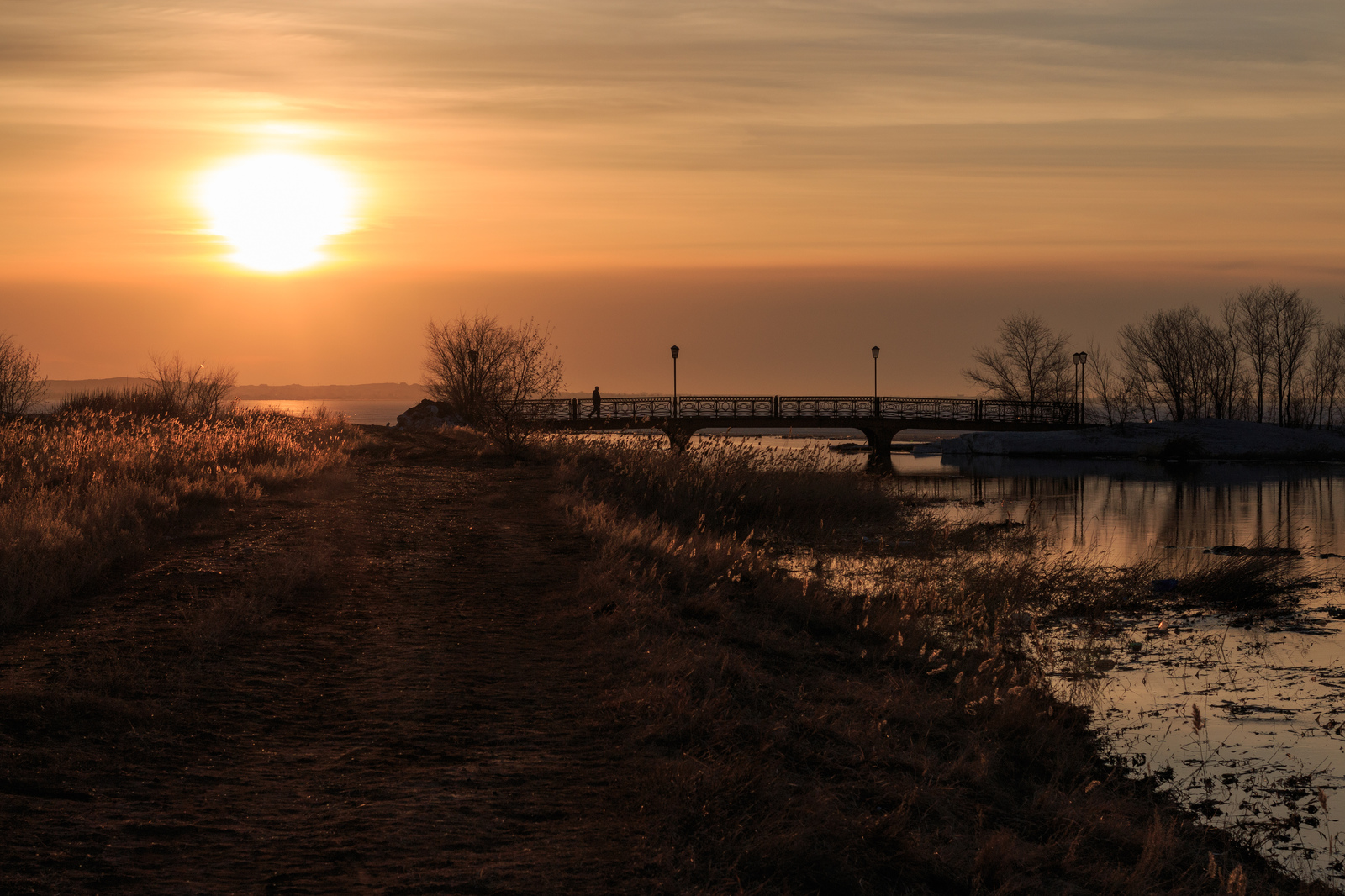 Sunset - My, Canon 70d, Yongnuo, 50mm, Kokshetau, Kazakhstan, Bridge, Spring, 2017