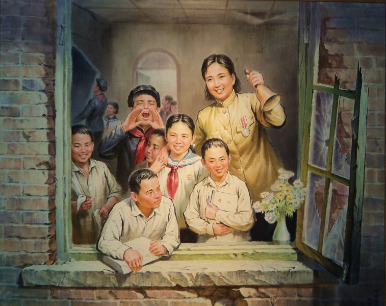 Art of North Korea - Painting, North Korea, Art, Longpost