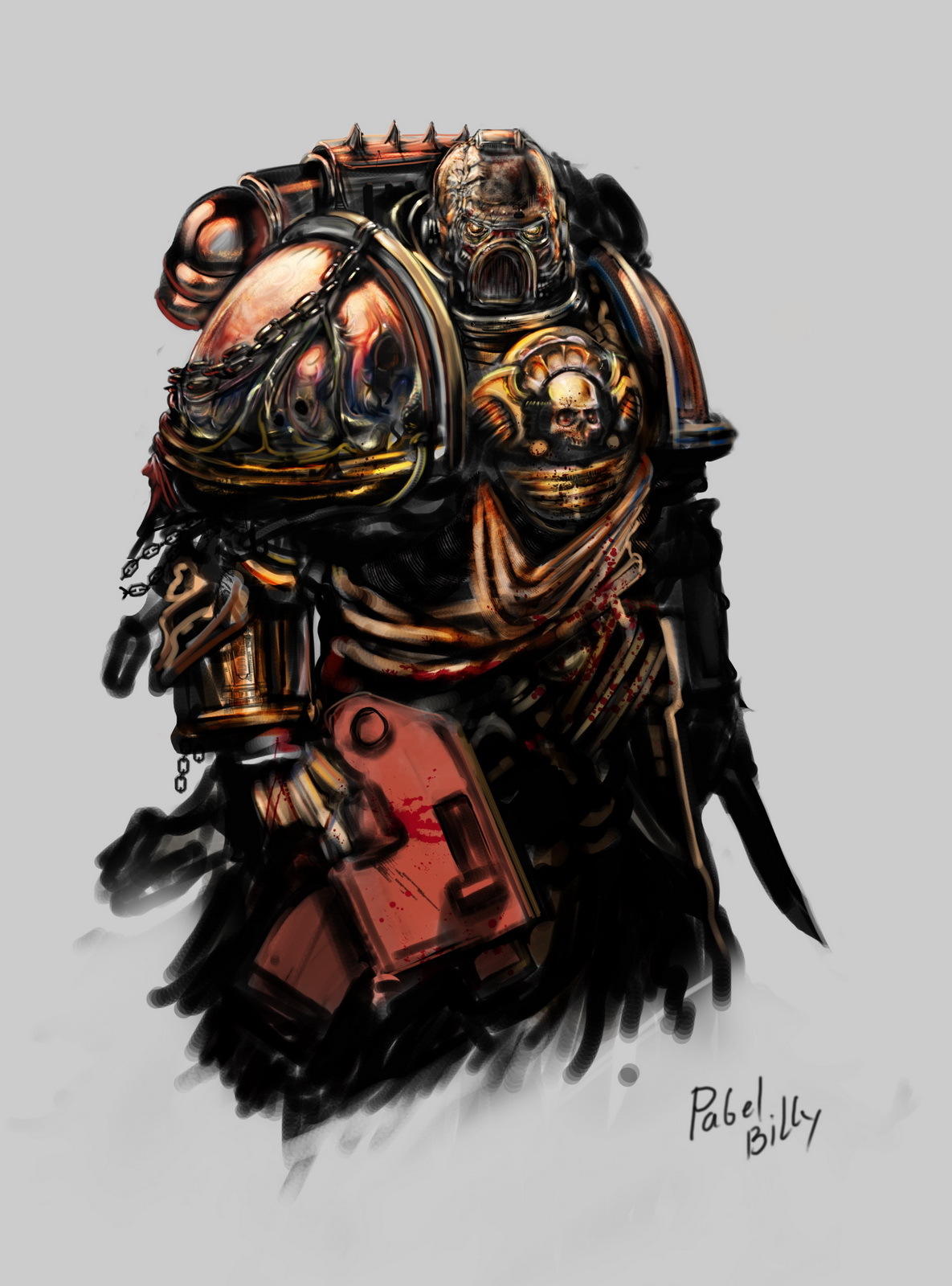 Space Marine - Wh Art, Warhammer 40k, , Longpost