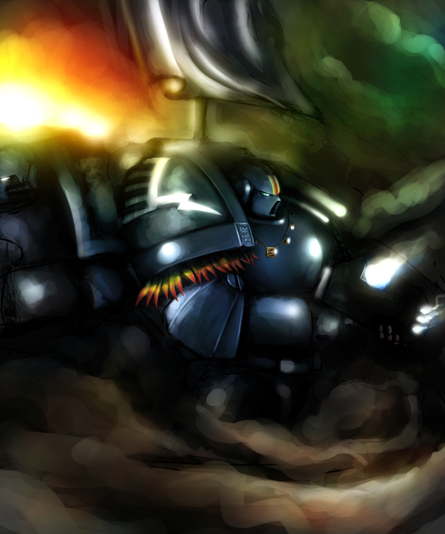 Space Marine - Wh Art, Warhammer 40k, , Longpost