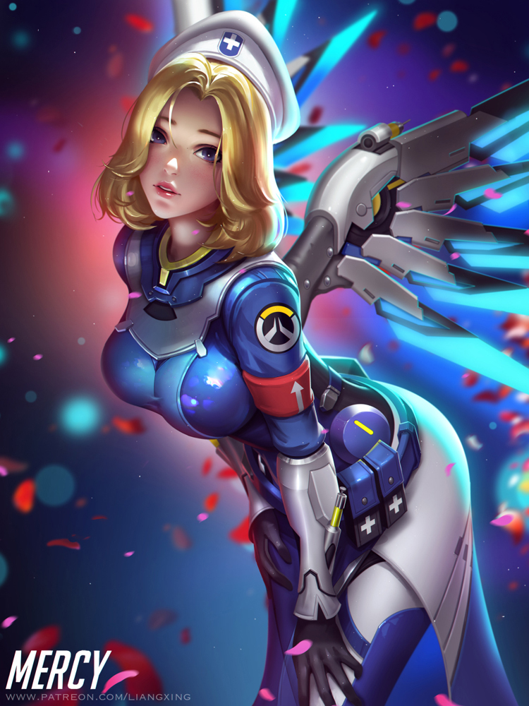 Ангельски - Overwatch, Angela Zigler, Mercy