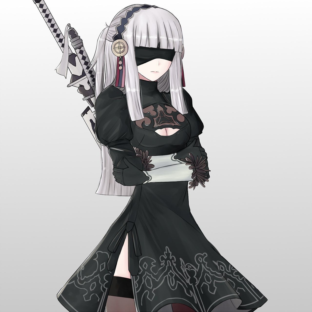 2B - Nier:Automata - Anime Art, Аниме, Не аниме, Yorha unit No 2 type B, NIER Automata