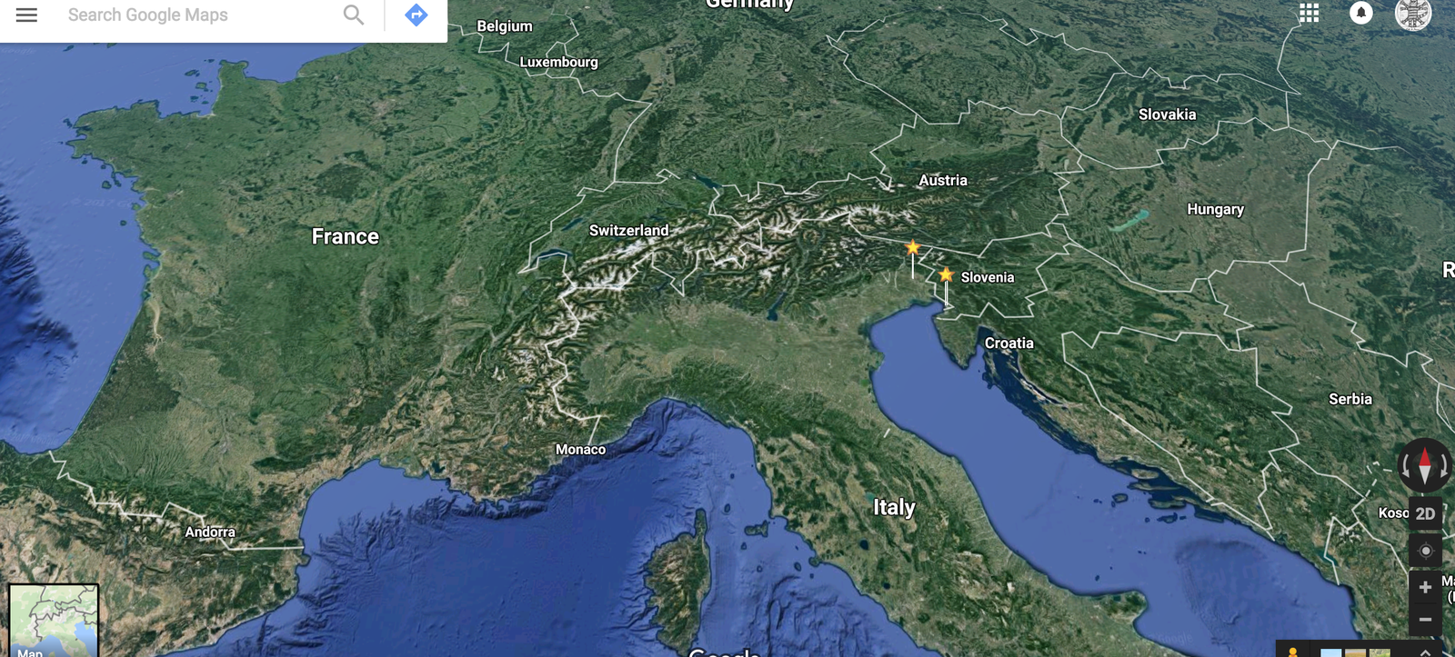 Horrors of Switzerland - My, Switzerland, Italy, University, Google maps, Trolling, Longpost