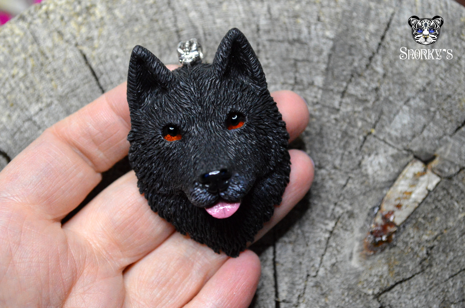 New dogs and wolves) And not only.. - My, Polymer clay, Handmade, Dog, Husky, Wolf, The Dragon, Samoyed, Bull terrier, Longpost