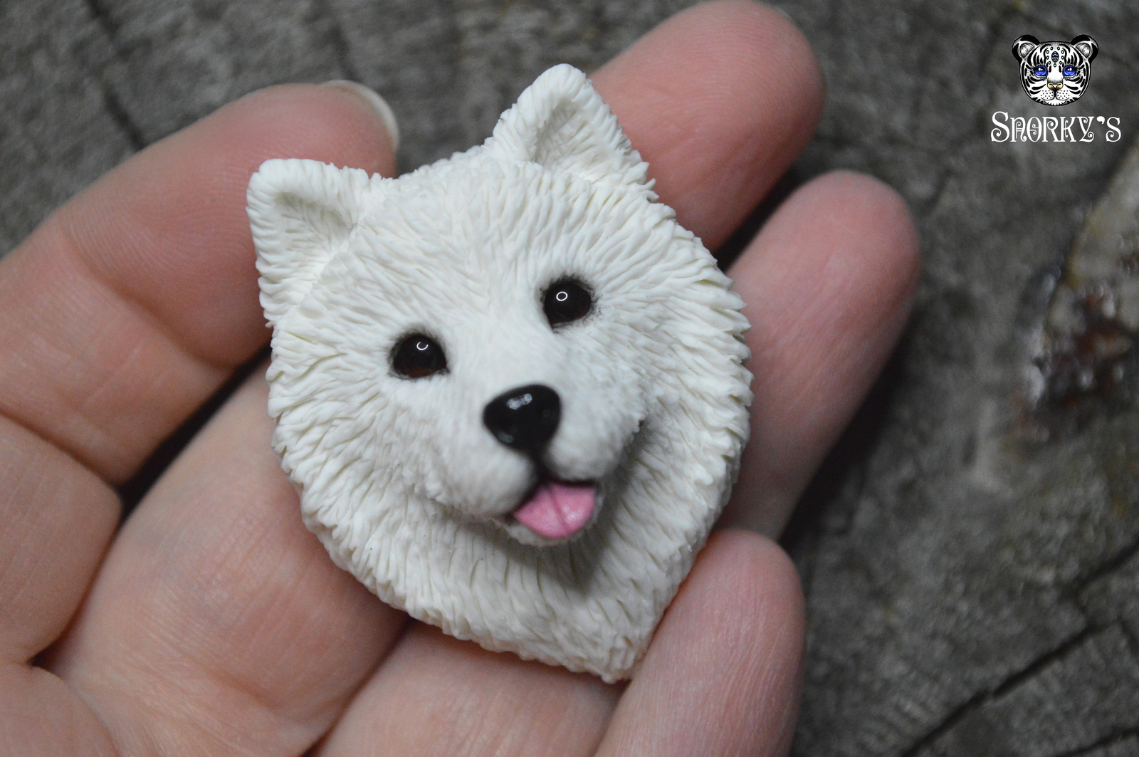 New dogs and wolves) And not only.. - My, Polymer clay, Handmade, Dog, Husky, Wolf, The Dragon, Samoyed, Bull terrier, Longpost