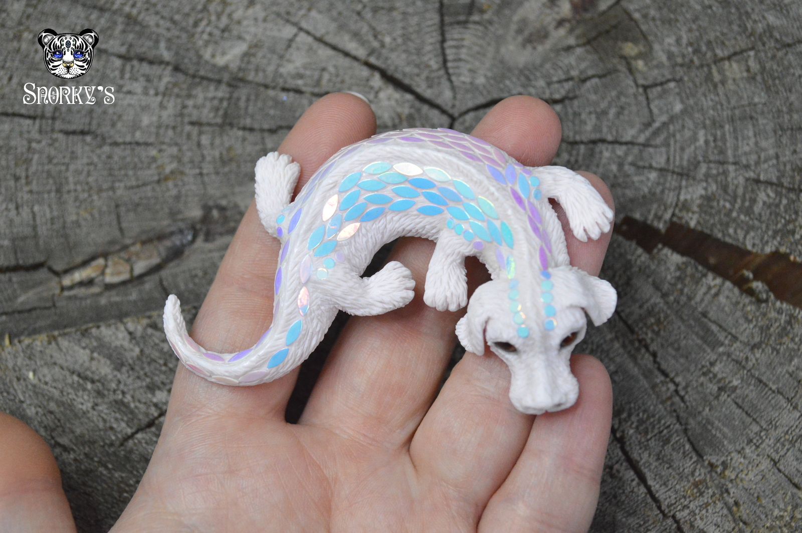 New dogs and wolves) And not only.. - My, Polymer clay, Handmade, Dog, Husky, Wolf, The Dragon, Samoyed, Bull terrier, Longpost