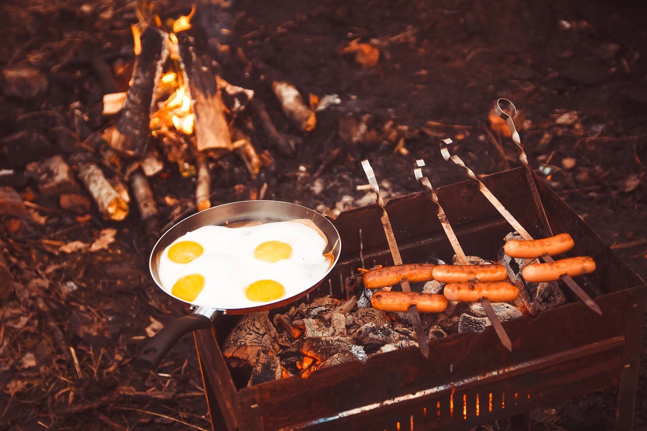 It's picnic time! - My, Picnic, Bonfire