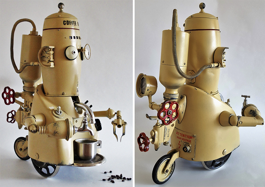 Sculptures from metal debris - Art, Steampunk, Sculpture, Sculptors, Art from trash, Longpost