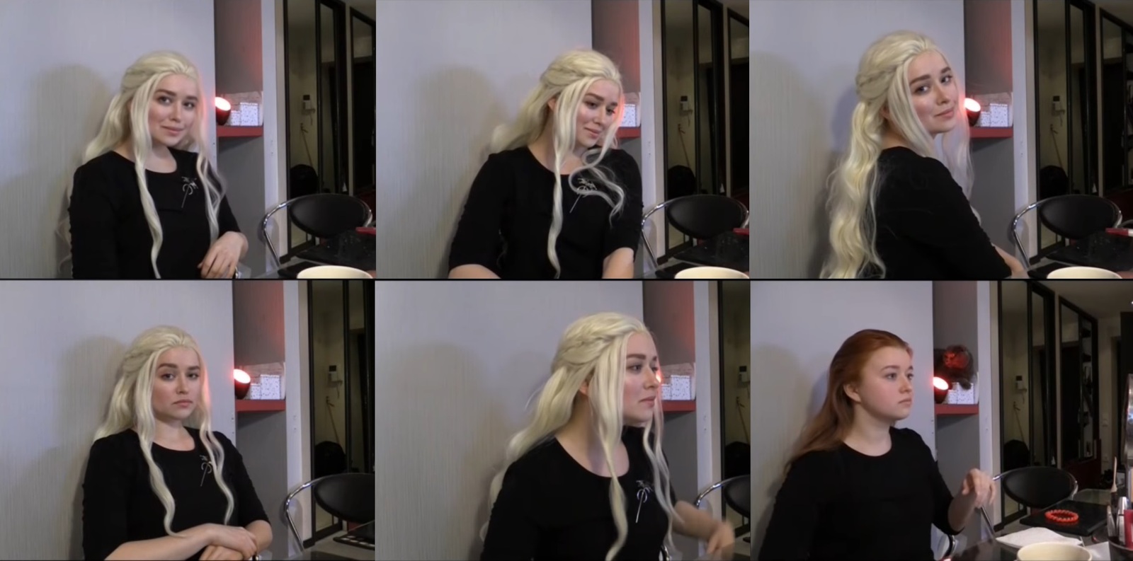 Magic transformation with makeup :D - My, Game of Thrones, Daenerys Targaryen, Cosplay