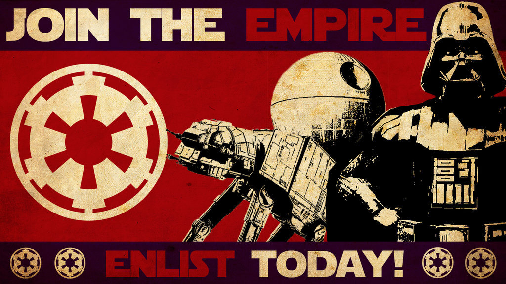 Hey citizen! Are you ready to volunteer for the Imperial Army? - Star Wars, Art, Longpost