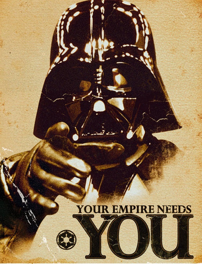 Hey citizen! Are you ready to volunteer for the Imperial Army? - Star Wars, Art, Longpost