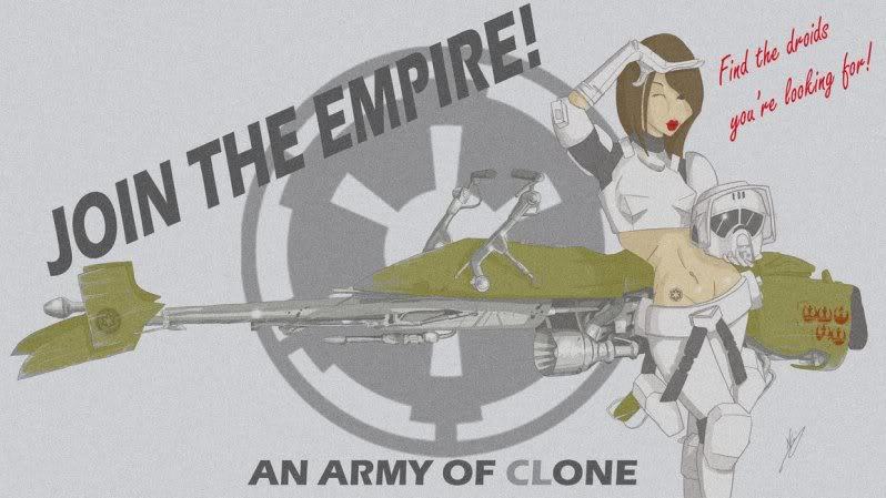 Hey citizen! Are you ready to volunteer for the Imperial Army? - Star Wars, Art, Longpost