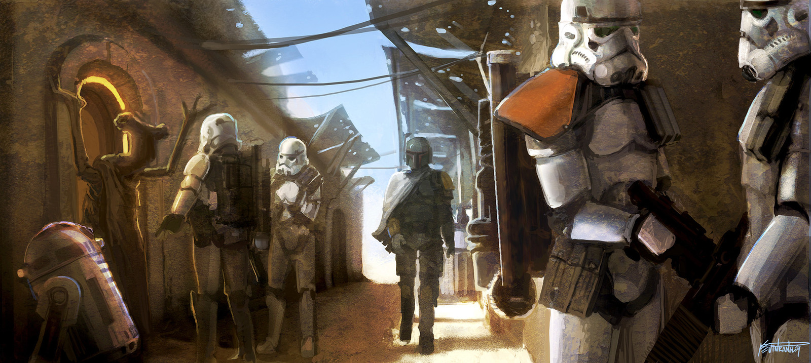 Another selection of art on the theme of Star Wars - Star Wars, Art, Longpost