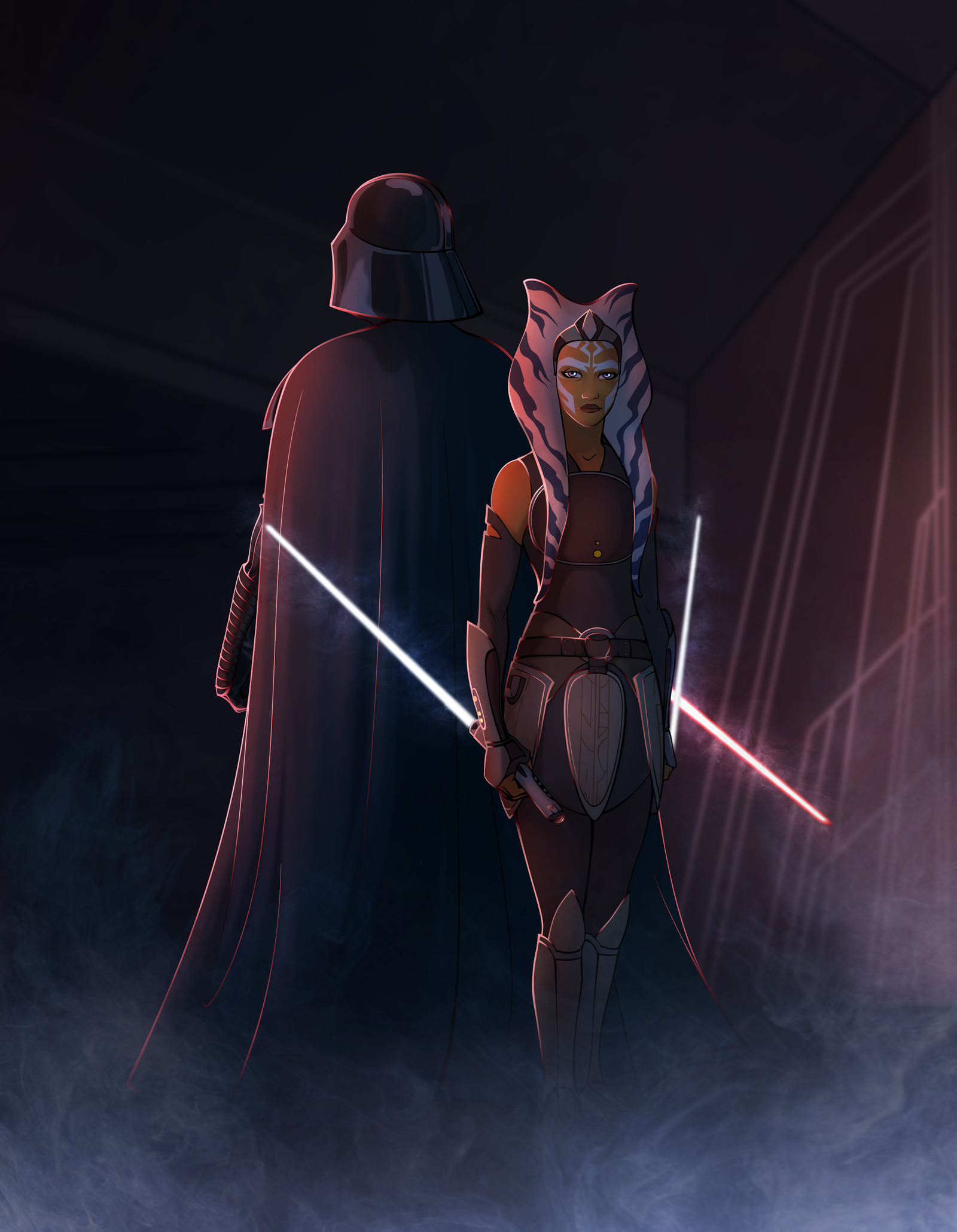 Anakin Skywalker was weak. I destroyed him.(C) - My, Star Wars, Ahsoka Tano, Darth vader