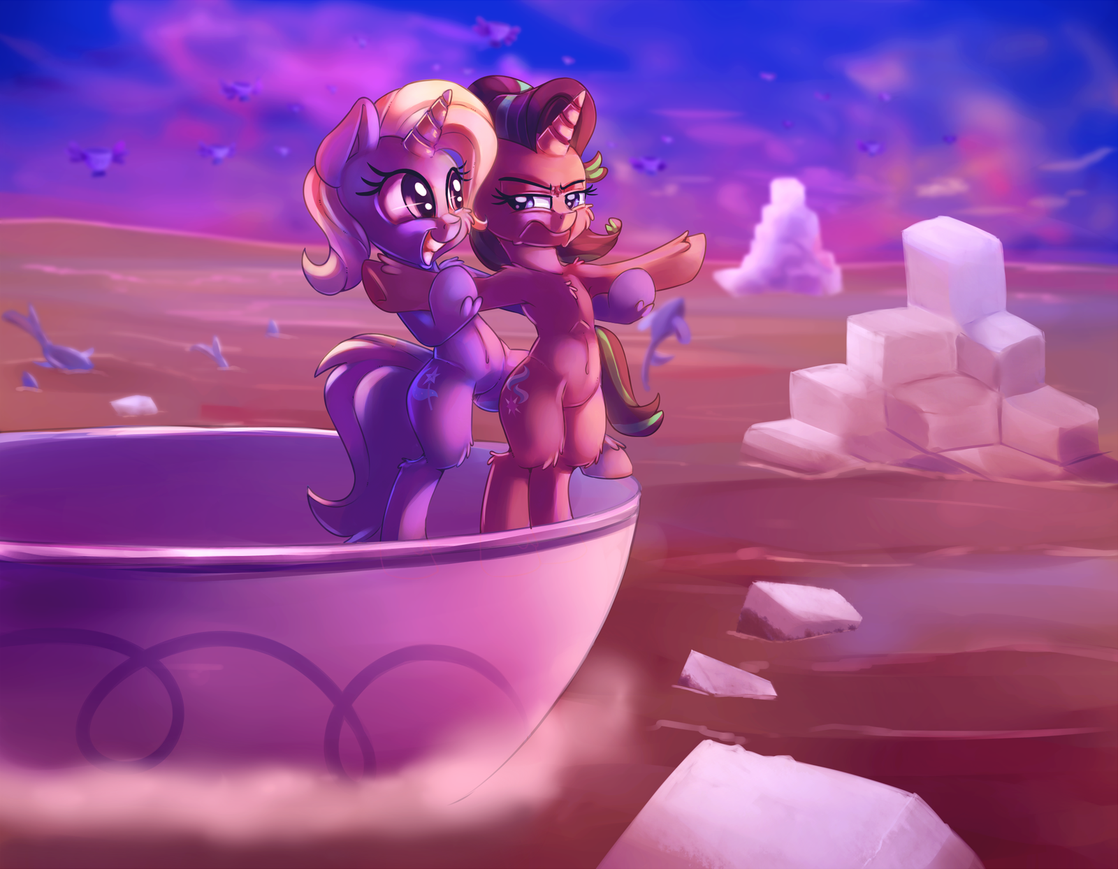 А потом они пили чай! - My Little Pony, Trixie, Starlight Glimmer, 7 сезон, Спойлер, Teacup, Титаник