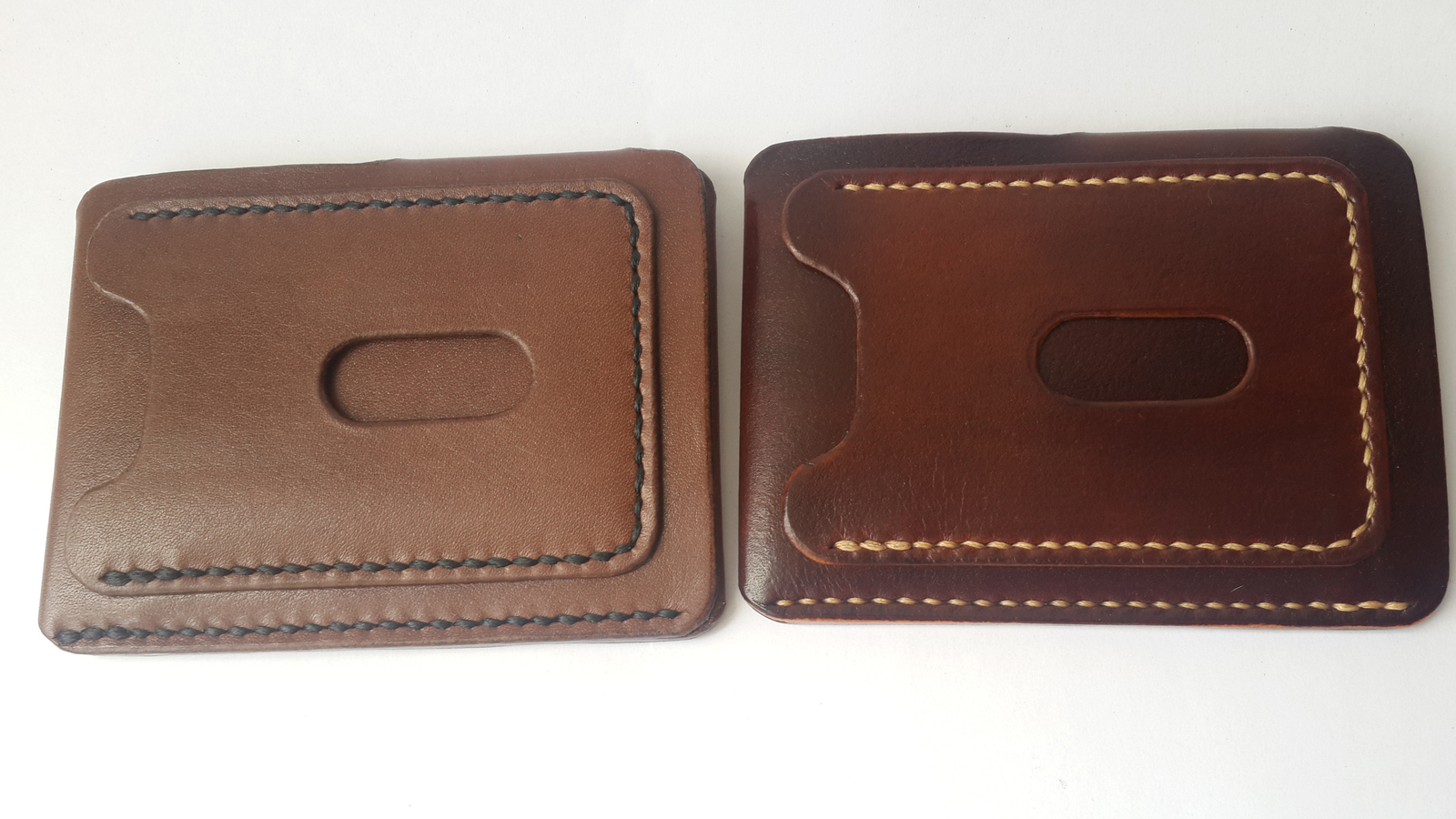 Getting ready for the summer or a compact wallet for every day. Process. Long Post - My, Wallet, Leather products, Handmade, Leather, Needlework with process, Leather craft, Longpost