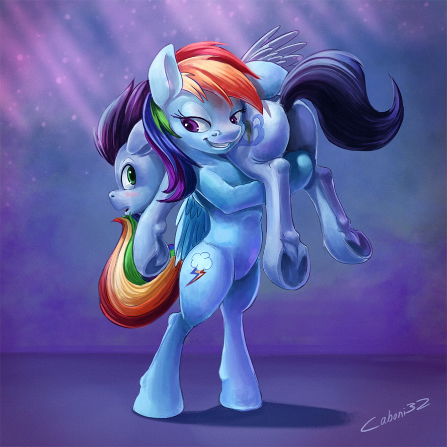 Tonight you will beg for mercy! - My little pony, Rainbow dash, Soarin, Shipping, MLP Edge