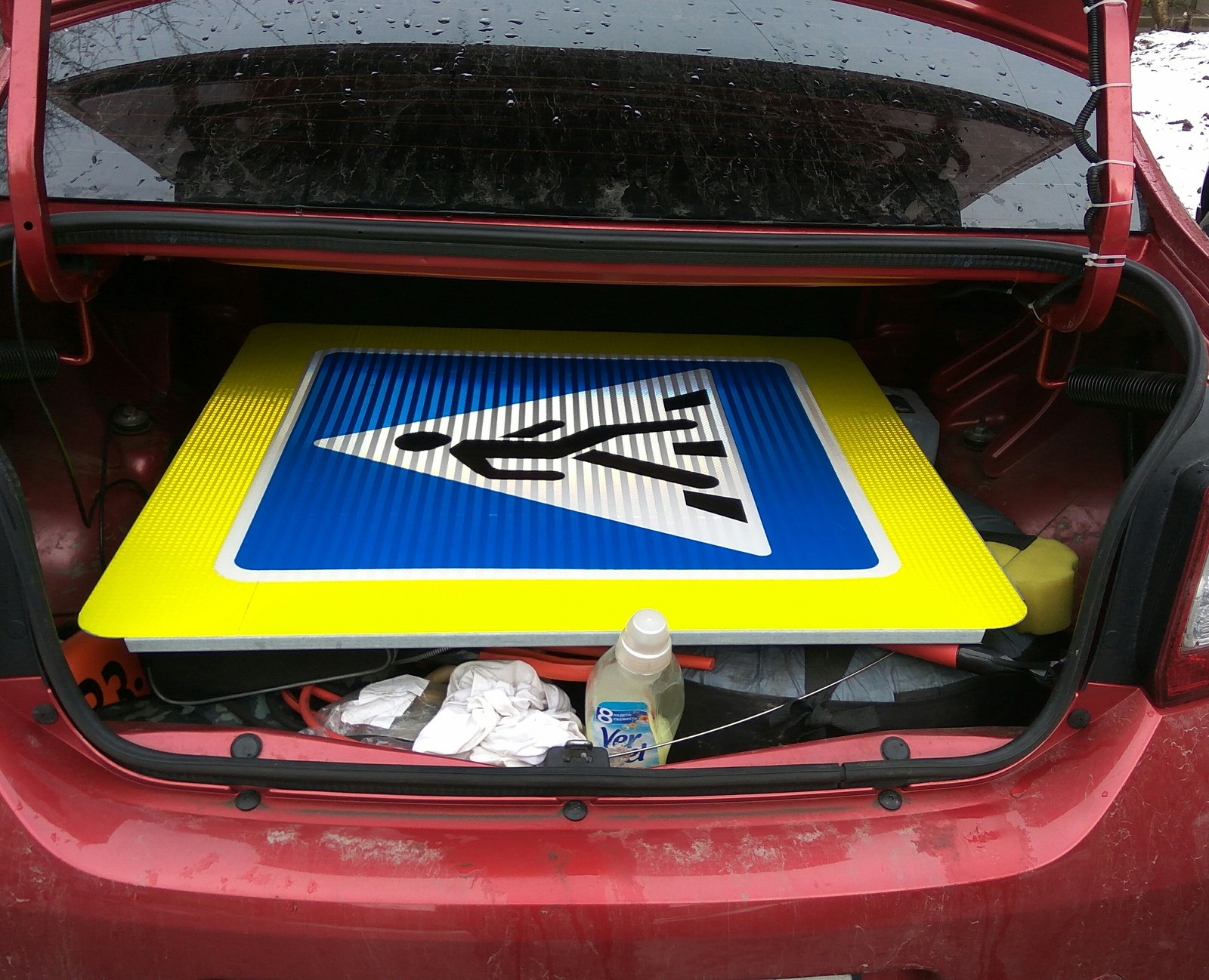 Road signs - My, Housing and communal services, Road workers, Road sign, Longpost