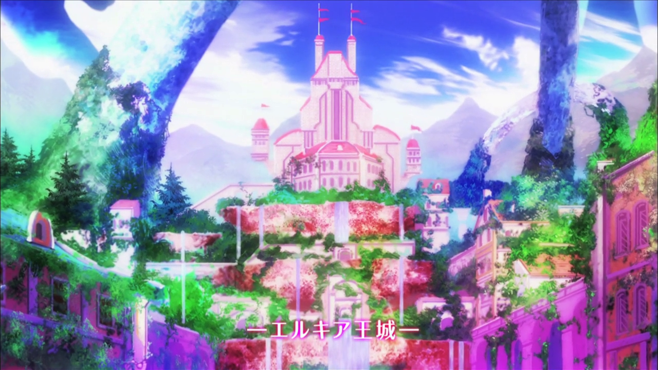 Animated series backgrounds as a separate art form - Anime, No game no life, 3D graphics, Longpost