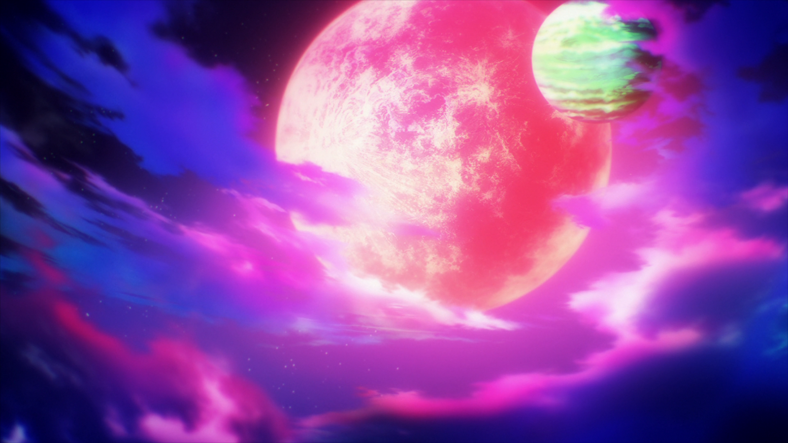 Animated series backgrounds as a separate art form - Anime, No game no life, 3D graphics, Longpost