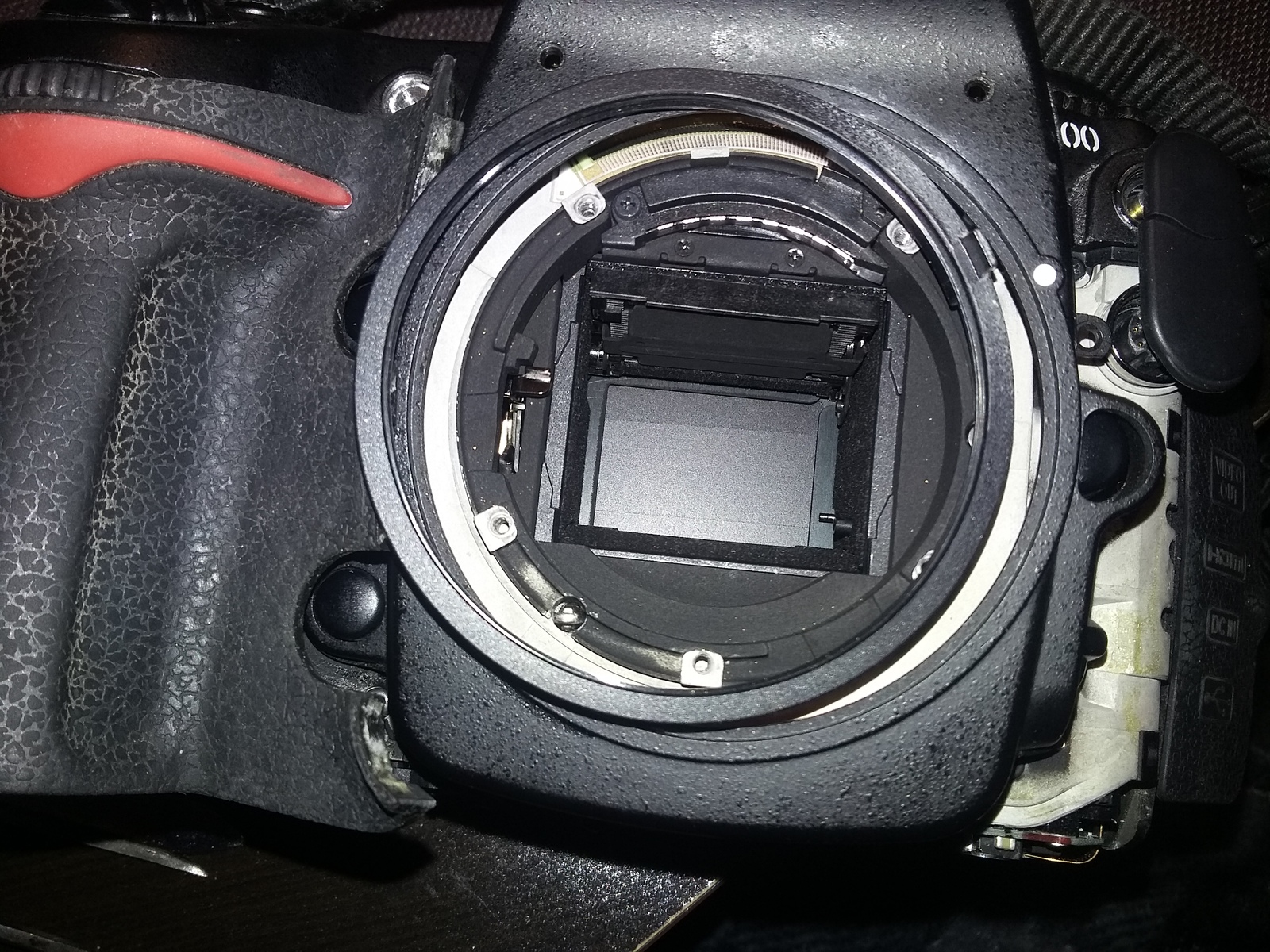 Nikon D300 - Elimination of mirror sticking. - My, Nikon d3000, Repair, Longpost