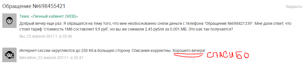 How to lose every minute 2.42 rubles. - My, Megaphone, Where's the money