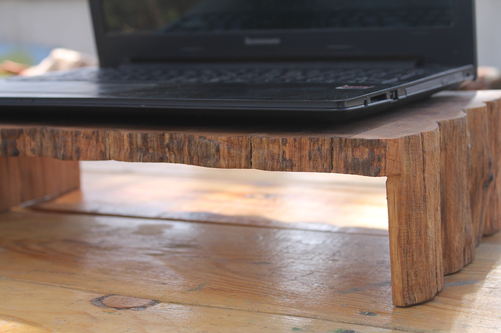 Laptop table - My, Needlework without process, Stand, Tree, Wood products, Longpost