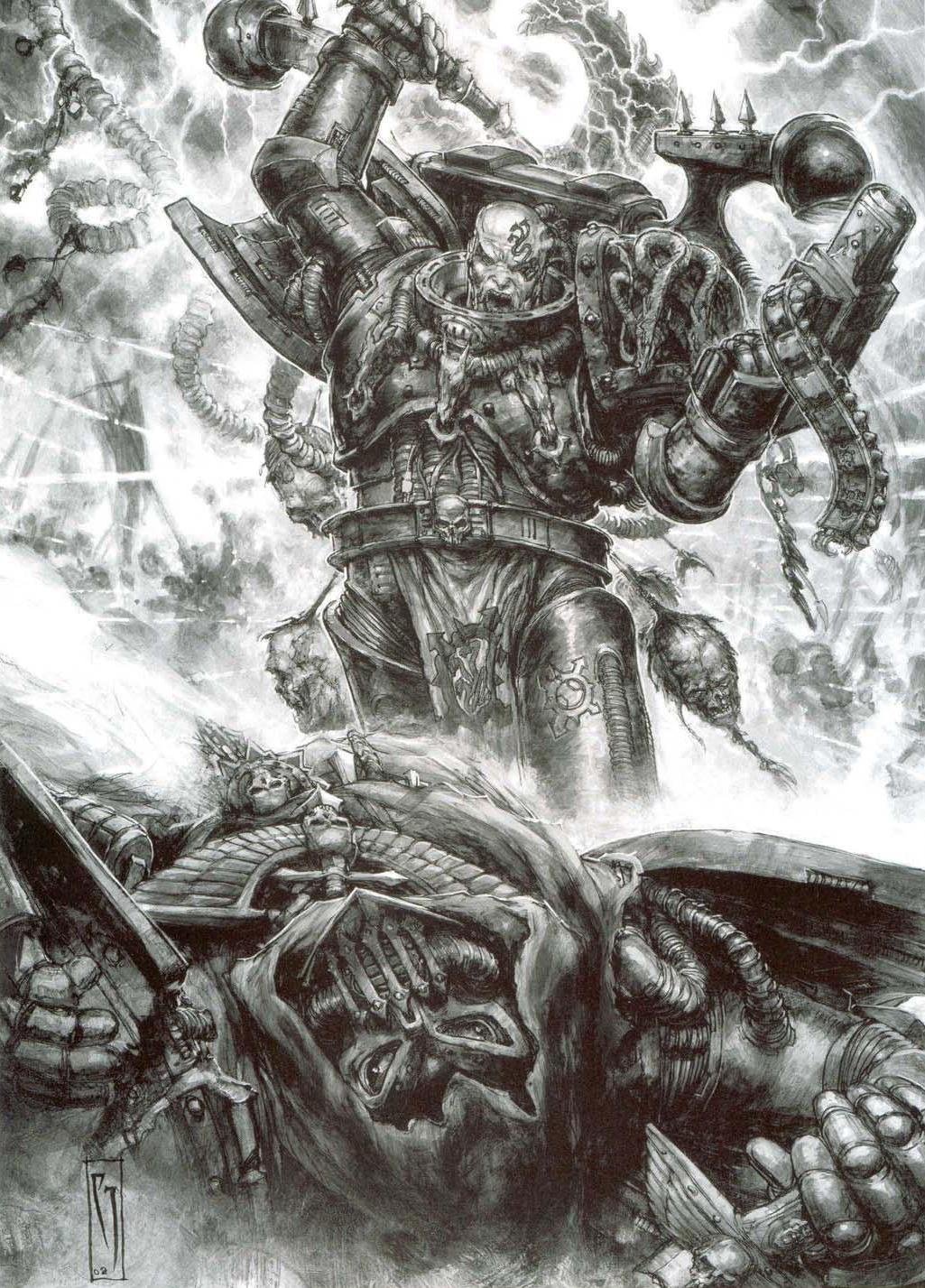 Alfa Legion - Alpha-Legion, Wh Art, Warhammer 40k, Длиннопост