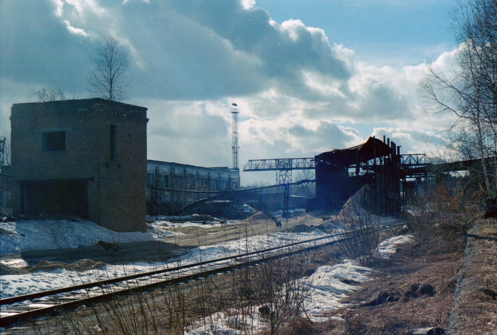 A few photos on film. - My, The film did not die, Pentax, Industrial zone, Kodak, Longpost