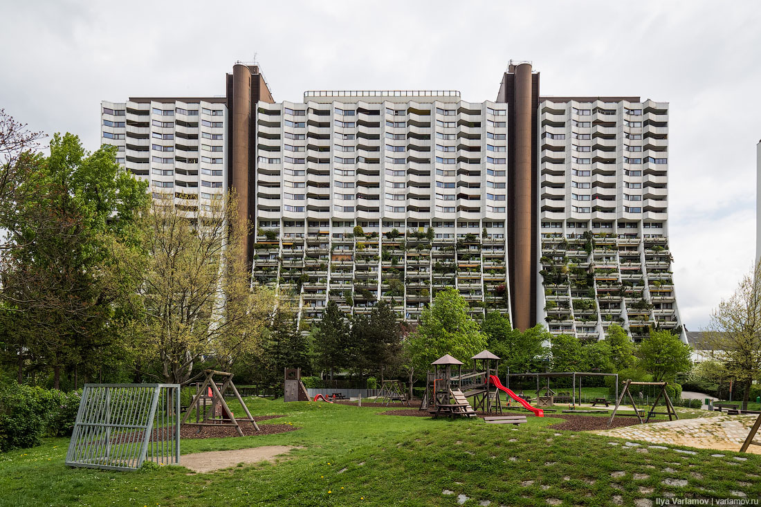 Multi-storey residential complex in Vienna - My, Austria, Architecture, Vein, House, District, Longpost