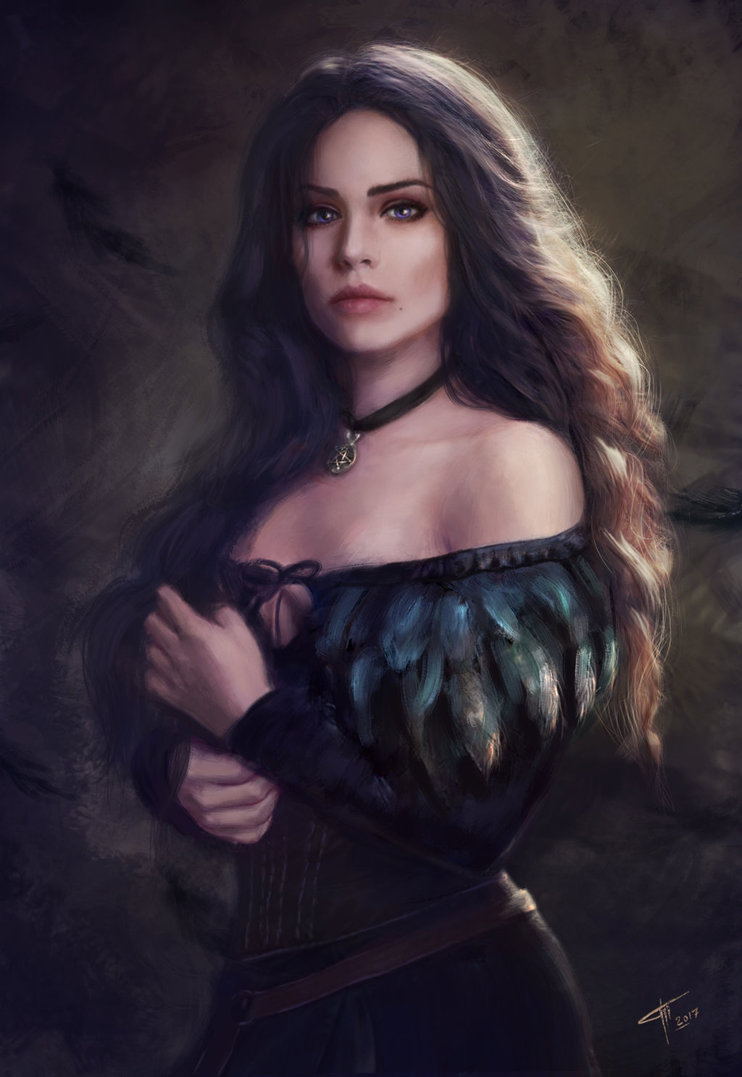 Yennefer - Deviantart, Drawing, Witcher, Yennefer, Tamikaproud