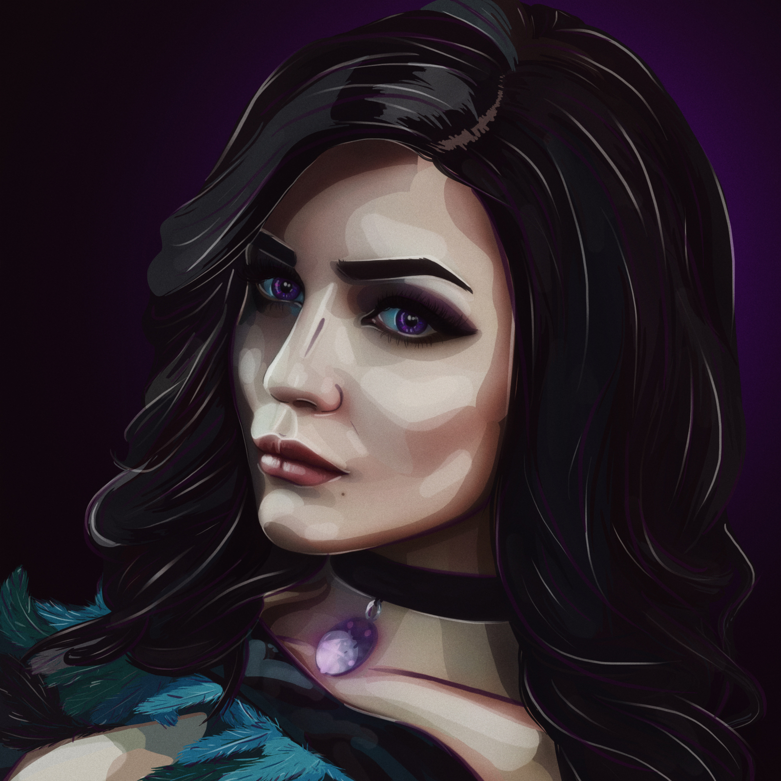 Jenn - My, , The Witcher 3: Wild Hunt, Art, Yennefer, Witcher