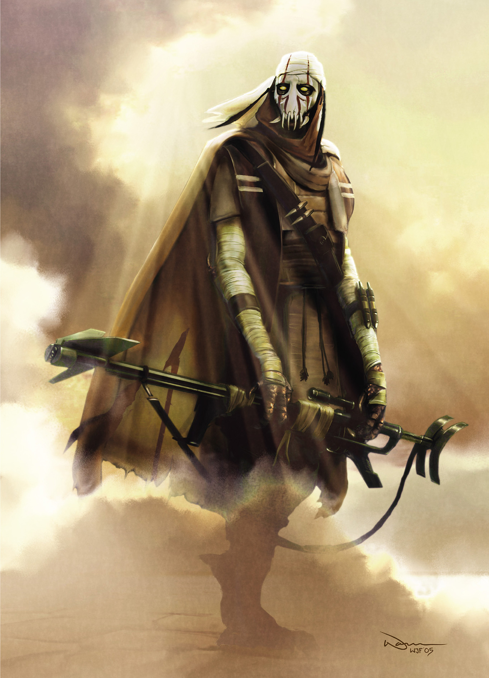 General Grievous (Kimaen jai Sheelal) - Star Wars, Art, Longpost, Halo