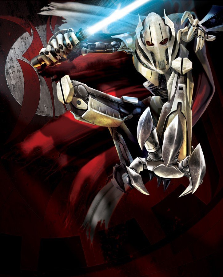 General Grievous (Kimaen jai Sheelal) - Star Wars, Art, Longpost, Halo