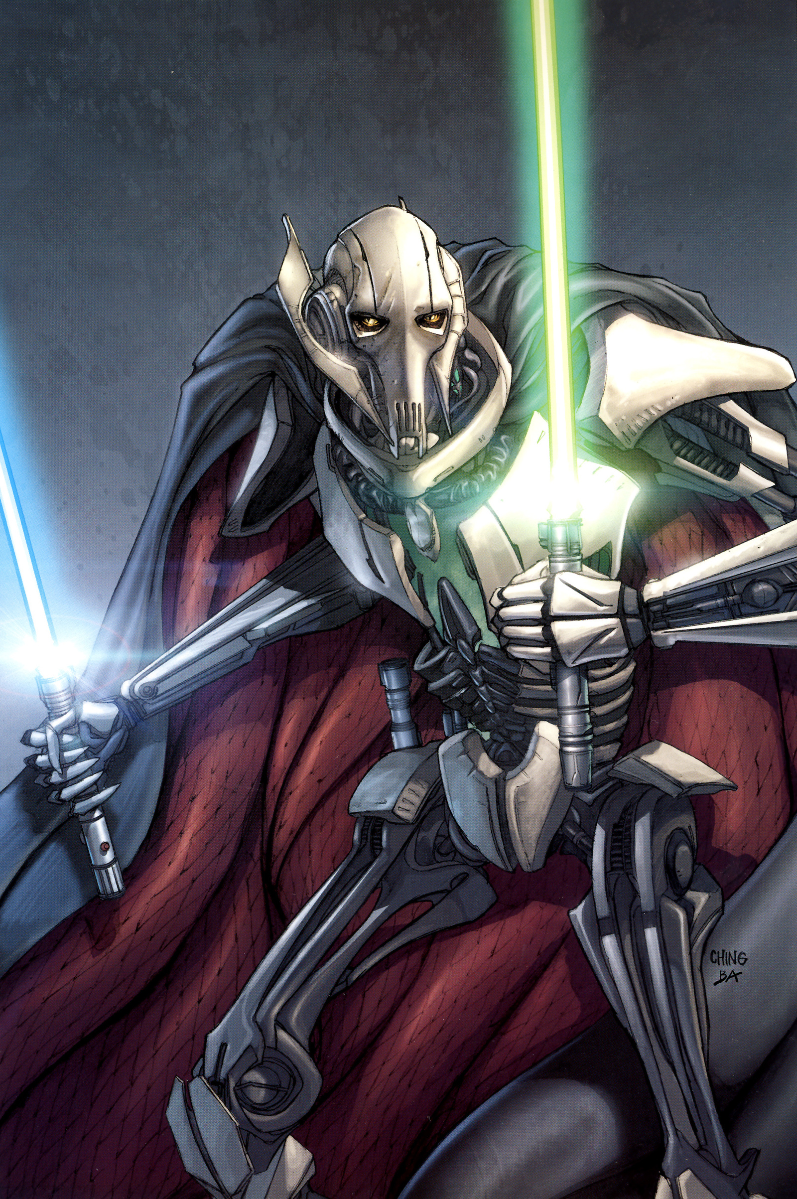 General Grievous (Kimaen jai Sheelal) - Star Wars, Art, Longpost, Halo