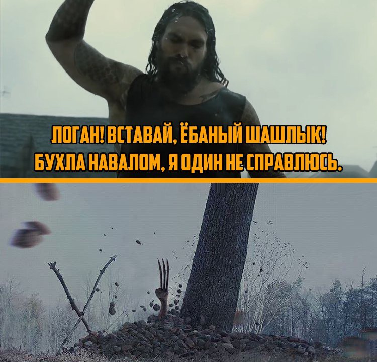 After credits - Wolverine X-Men, Aquaman, Humor, Logan