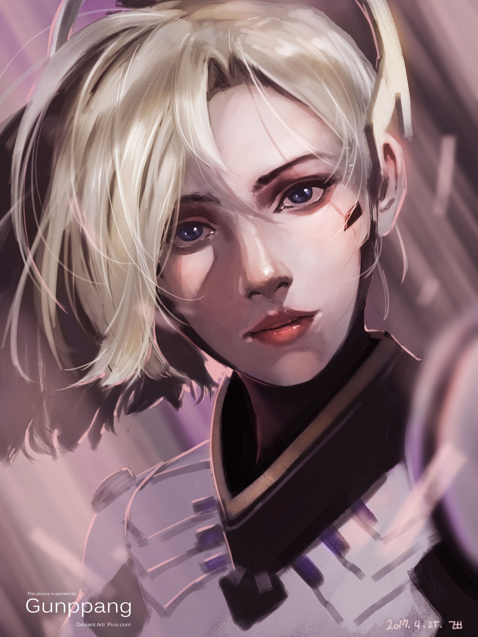 Some Overwatch Art - Overwatch, Mercy, Widowmaker, Sombra, Dva, Art, Longpost