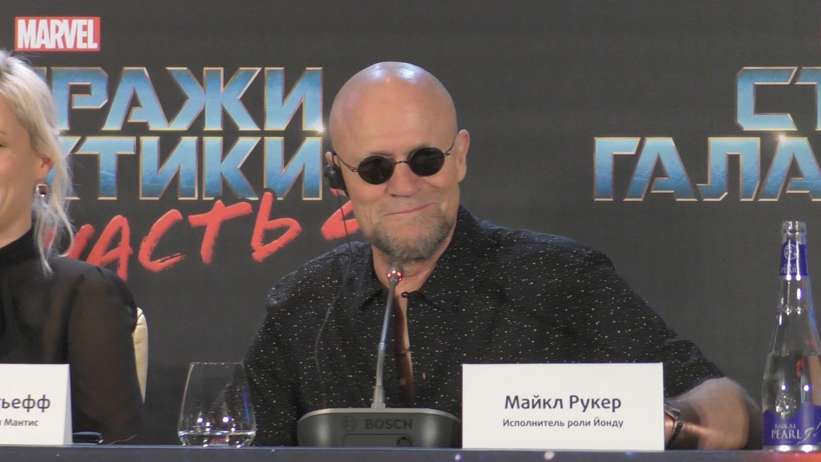 Photos from the press conference on the film Guardians of the Galaxy Vol. 2 - My, Guardians of the Galaxy Vol. 2, Guardians of the Galaxy, Michael Rooker, James Gunn, , Press conference, Moscow, Marvel, Longpost