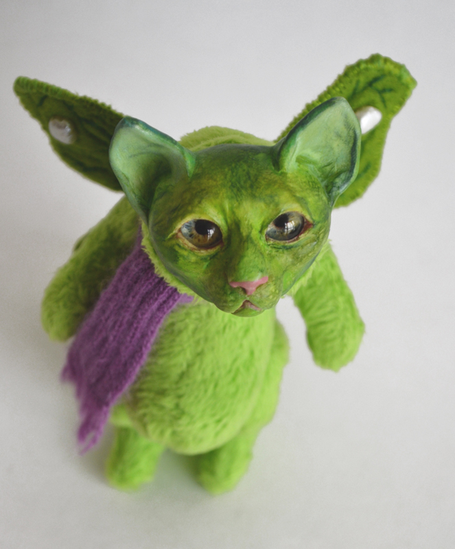 Spring, cats flew .. - My, Handmade, Animals, Author's toy, Soft toy, I share, , Longpost