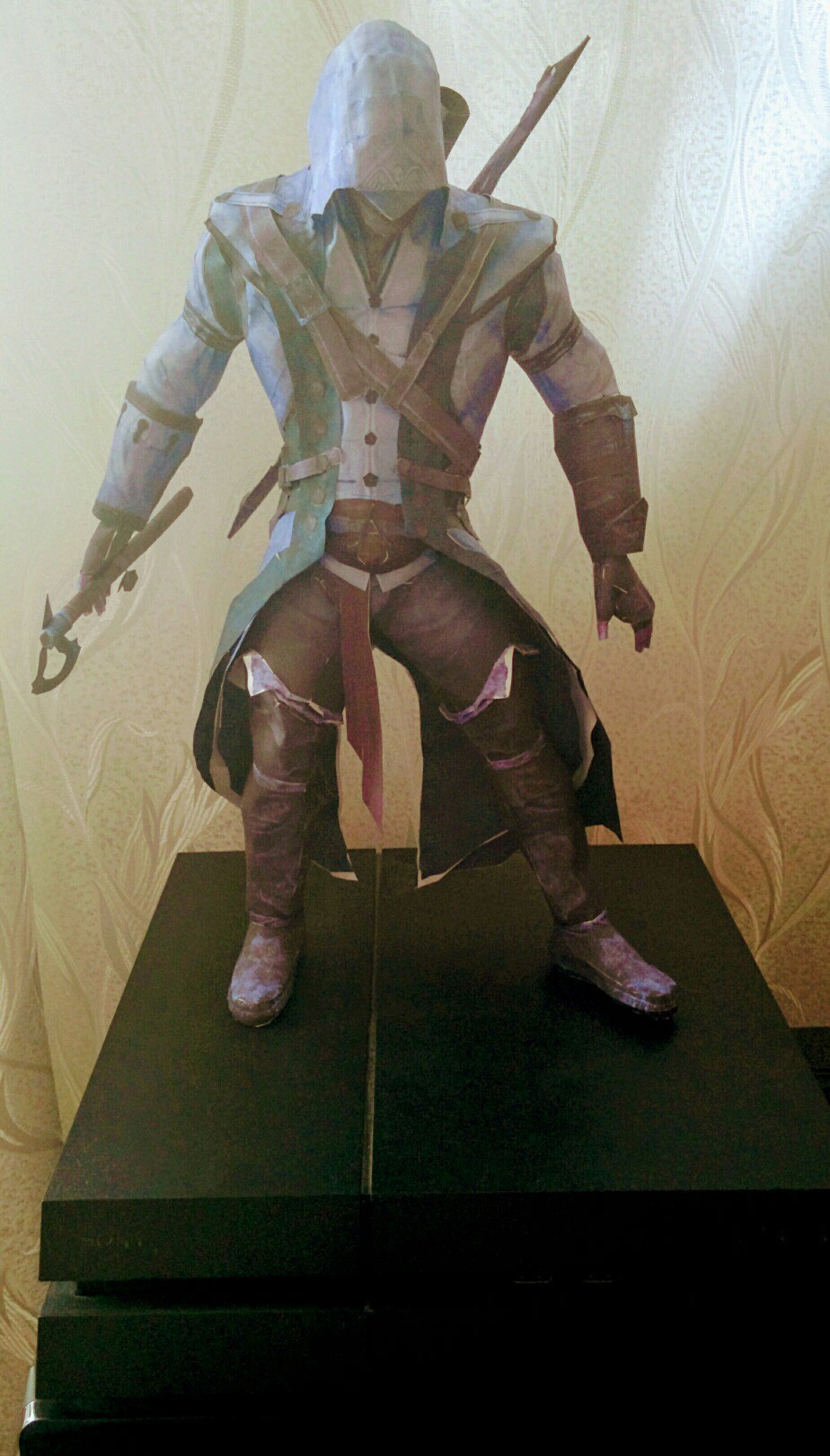 Assassin’s Creed 3 Papercraft Connor Kenway - My, Assassins creed, Assassins creed iii, Papercraft, My, Friday tag is mine, Longpost