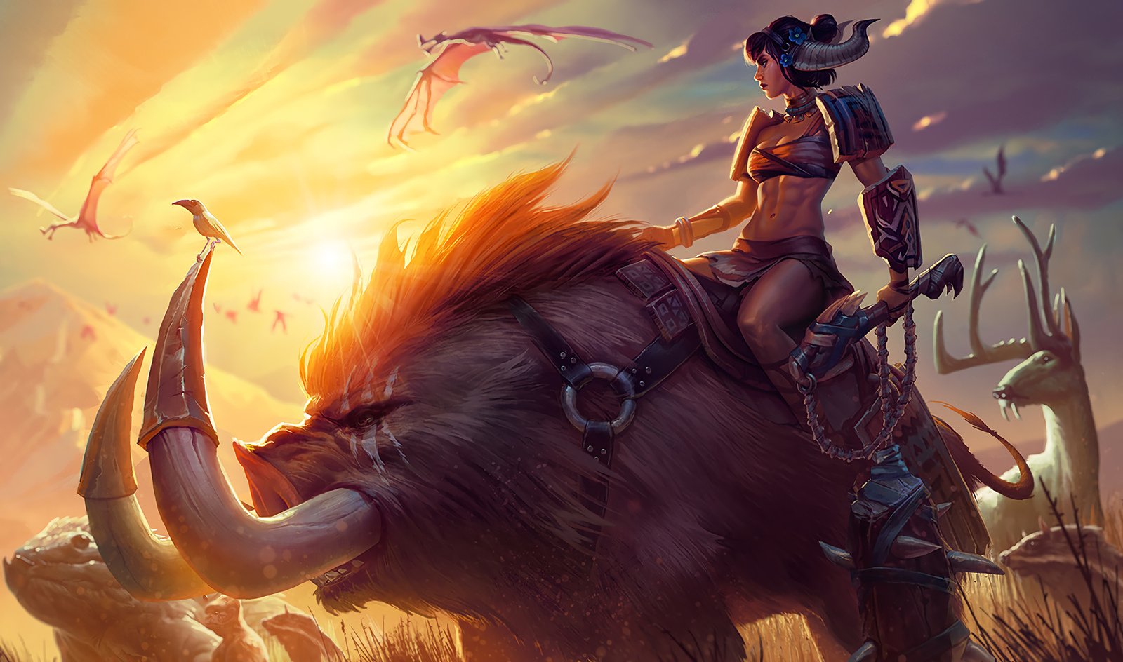 Sabertusk Sejuani - Sejuani, Art, Strong girl, LOL, League of legends, Warrior