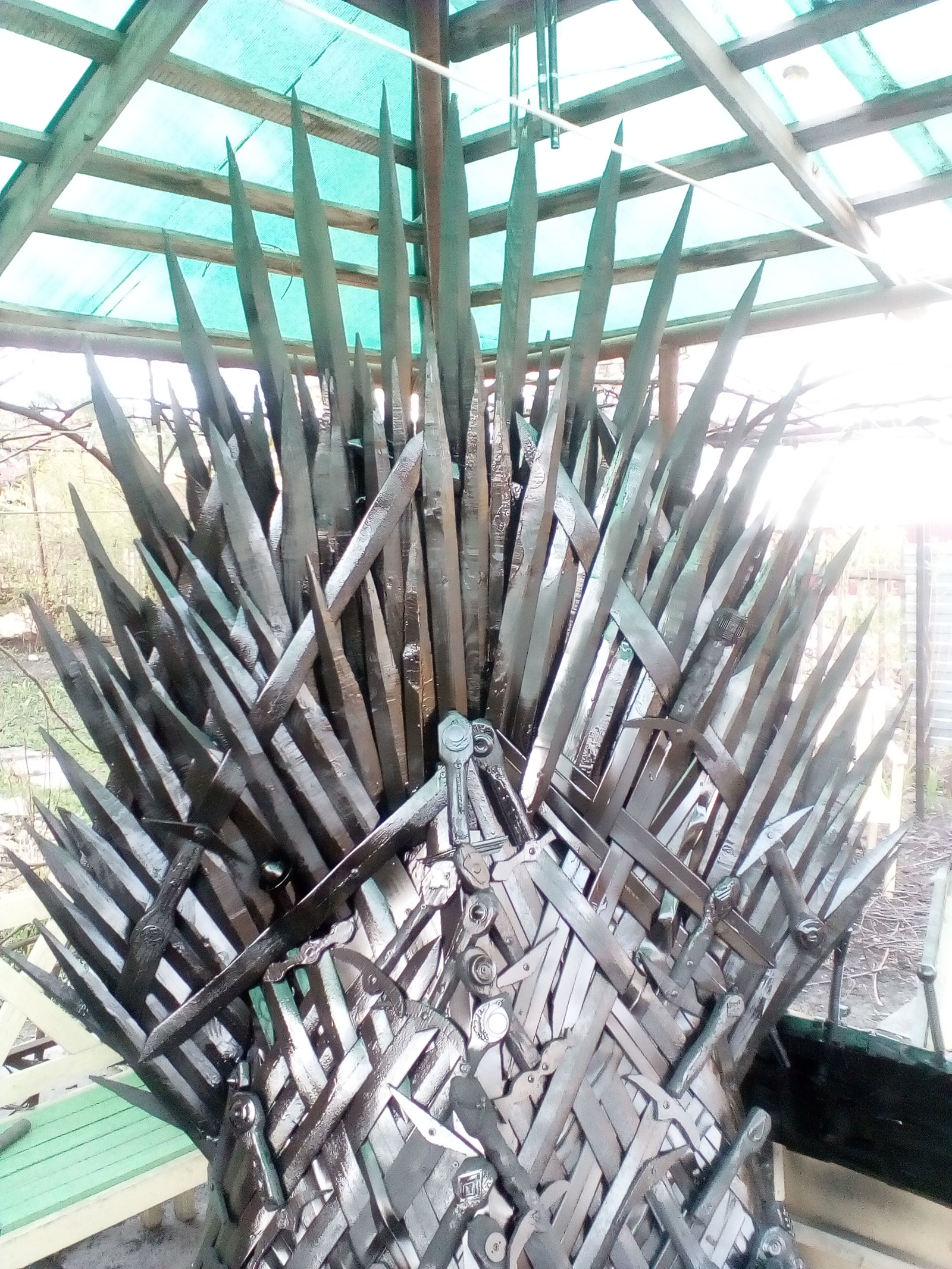 Throne of a thousand swords. - My, Game of Thrones, Throne, Sword, Longpost