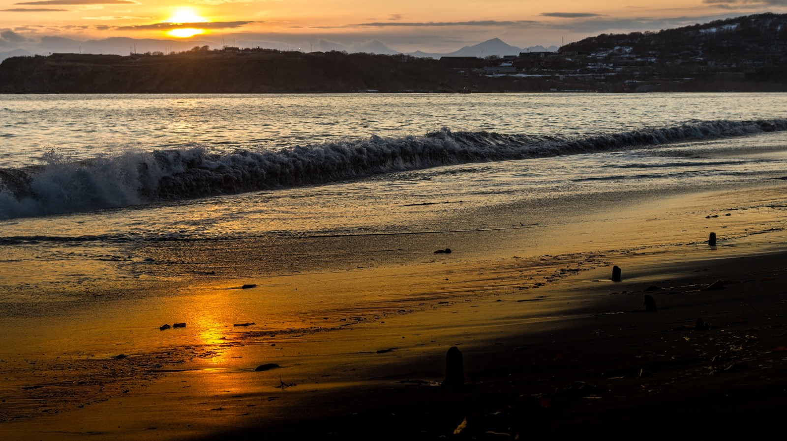 Coastal photos post. - My, Kamchatka, Sunset, Ocean, Nature, , Longpost