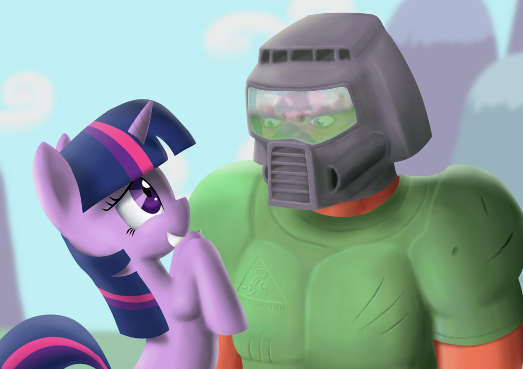 Secret level - My little pony, Twilight sparkle, Doom, MLP crossover