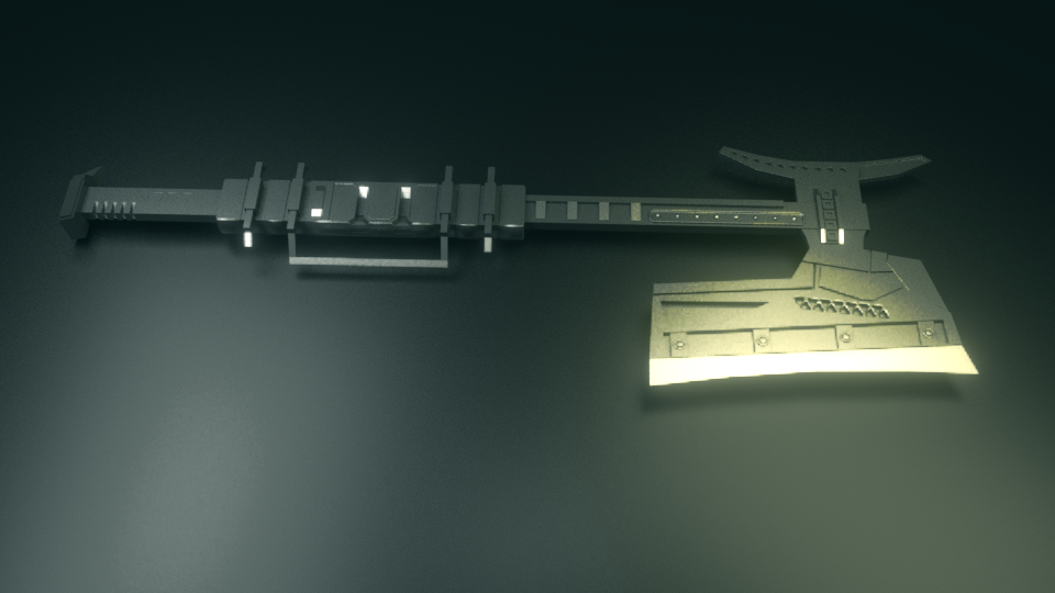 Melee weapons in the style of Sci-fi - My, Blender, Cycles, 3D blender, Cycles Render, Science fiction